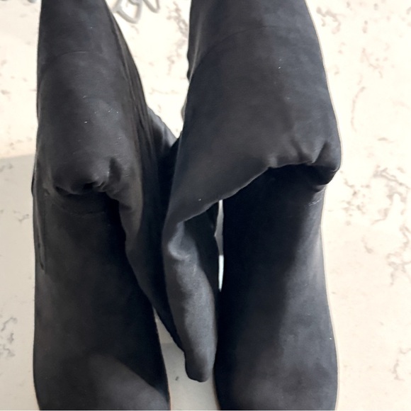 Style & Co. Warrda Knee High Boots Black, Women’s Size 11, Block Heel, Side Zip - Picture 8 of 10